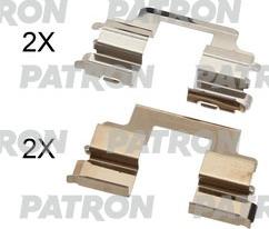 Patron PSRK1297 - Комплектующие для колодок дискового тормоза autospares.lv