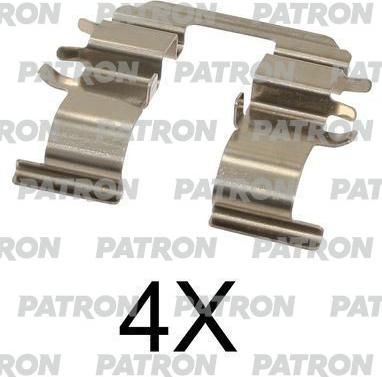 Patron PSRK1242 - Комплектующие для колодок дискового тормоза autospares.lv