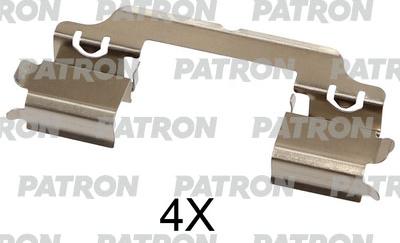 Patron PSRK1247 - Комплектующие для колодок дискового тормоза autospares.lv