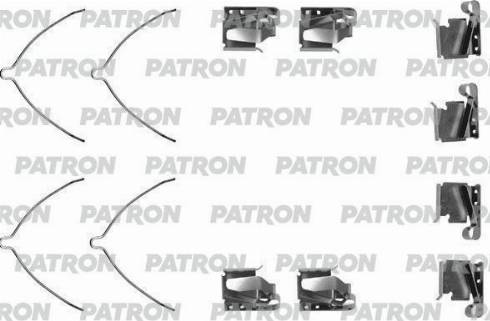 Patron PSRK1255 - Комплектующие для колодок дискового тормоза autospares.lv