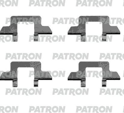 Patron PSRK1256 - Комплектующие для колодок дискового тормоза autospares.lv