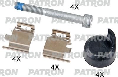 Patron PSRK1260 - Комплектующие для колодок дискового тормоза autospares.lv