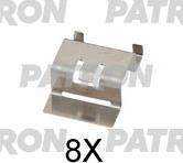 Patron PSRK1261 - Комплектующие для колодок дискового тормоза autospares.lv