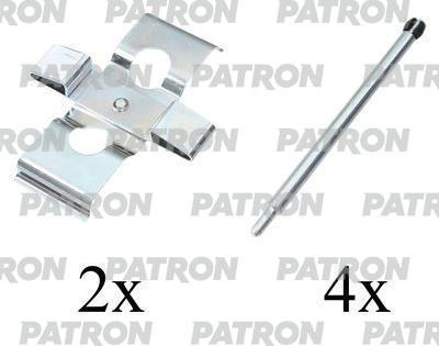 Patron PSRK1208 - Комплектующие для колодок дискового тормоза autospares.lv