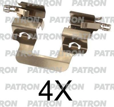 Patron PSRK1280 - Комплектующие для колодок дискового тормоза autospares.lv