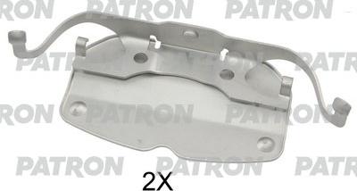 Patron PSRK1275 - Комплектующие для колодок дискового тормоза autospares.lv