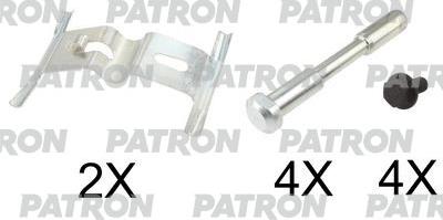 Patron PSRK1271 - Комплектующие для колодок дискового тормоза autospares.lv