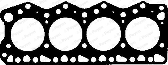 Payen BX421 - Прокладка, головка цилиндра autospares.lv