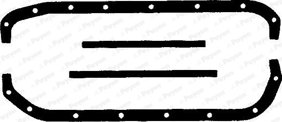 Payen HC027 - Комплект прокладок, масляный поддон autospares.lv