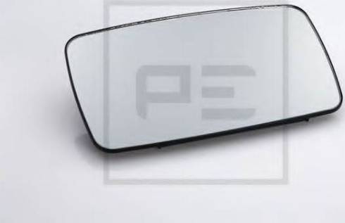 PE Automotive 438.006-00A - Зеркальное стекло, переднее зеркало autospares.lv