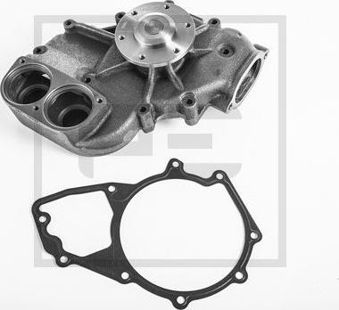 PE Automotive 010.746-00A - Водяной насос autospares.lv