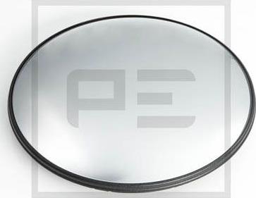 PE Automotive 018.158-00A - Зеркальное стекло, переднее зеркало autospares.lv