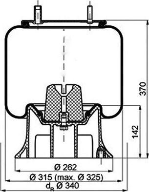 PE Automotive 084.104-72A - Кожух пневматической рессоры autospares.lv