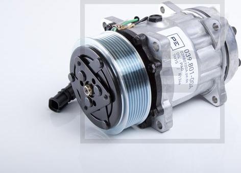 PE Automotive 039.801-00A - Компрессор кондиционера autospares.lv