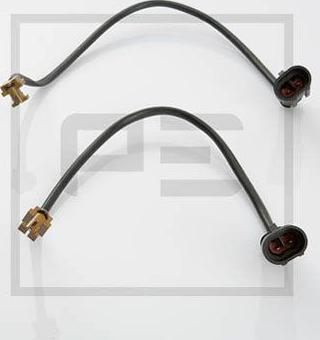 PE Automotive 026.690-10A - Сигнализатор, износ тормозных колодок autospares.lv