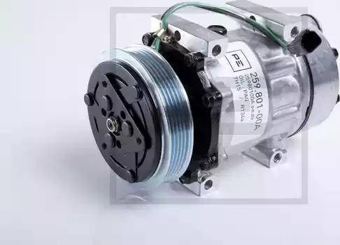 PE Automotive 259.801-00A - Компрессор кондиционера autospares.lv