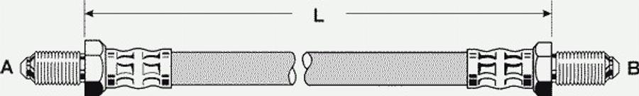 Pex 42903 - Тормозной шланг autospares.lv