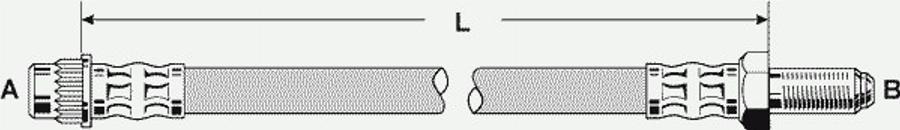 Pex 32.939 - Тормозной шланг autospares.lv