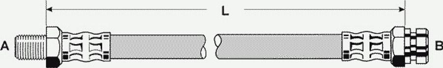 Pex 32094 - Тормозной шланг autospares.lv