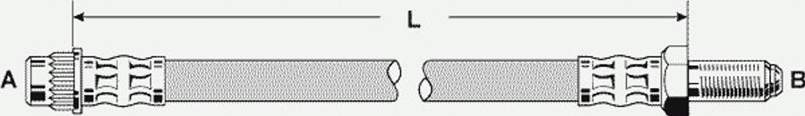 Pex 32093 - Тормозной шланг autospares.lv