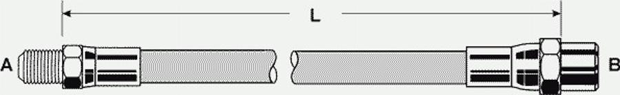 Pex 32.303 - Тормозной шланг autospares.lv