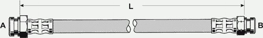 Pex 22025 - Тормозной шланг autospares.lv