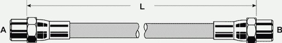 Pex 22.708 - Тормозной шланг autospares.lv