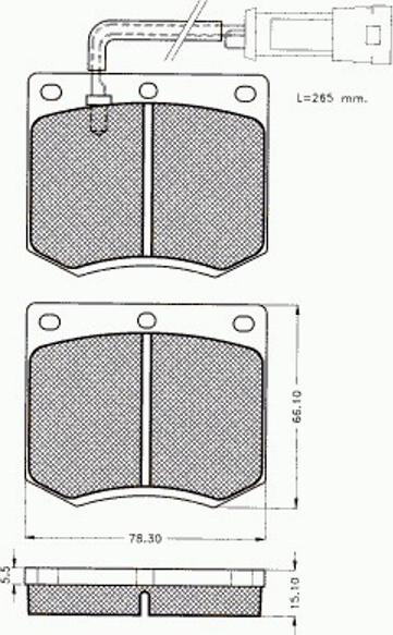 Pex 7047 - Тормозные колодки, дисковые, комплект autospares.lv