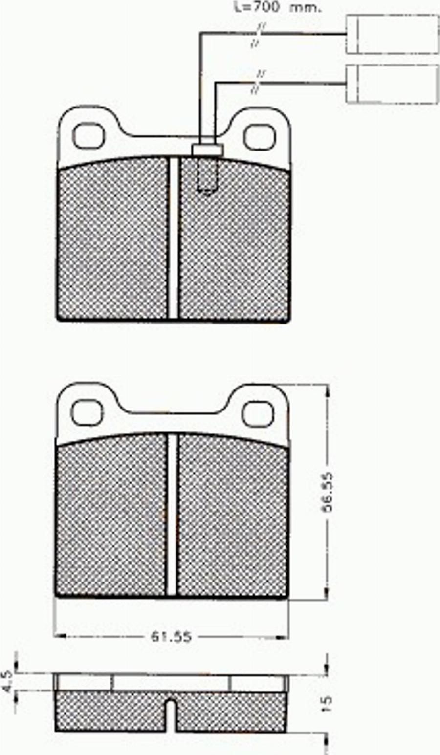 Pex 7.087 - Тормозные колодки, дисковые, комплект autospares.lv