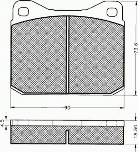 Pex 7180 - Тормозные колодки, дисковые, комплект autospares.lv