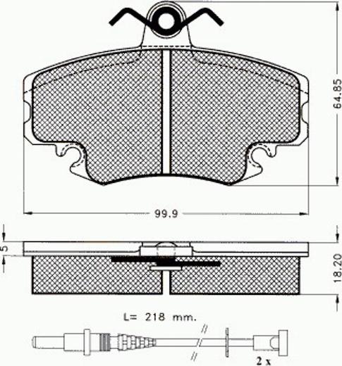 Pex 7.390 - Тормозные колодки, дисковые, комплект autospares.lv