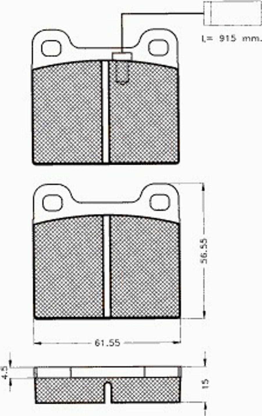 Pex 7367 - Тормозные колодки, дисковые, комплект autospares.lv