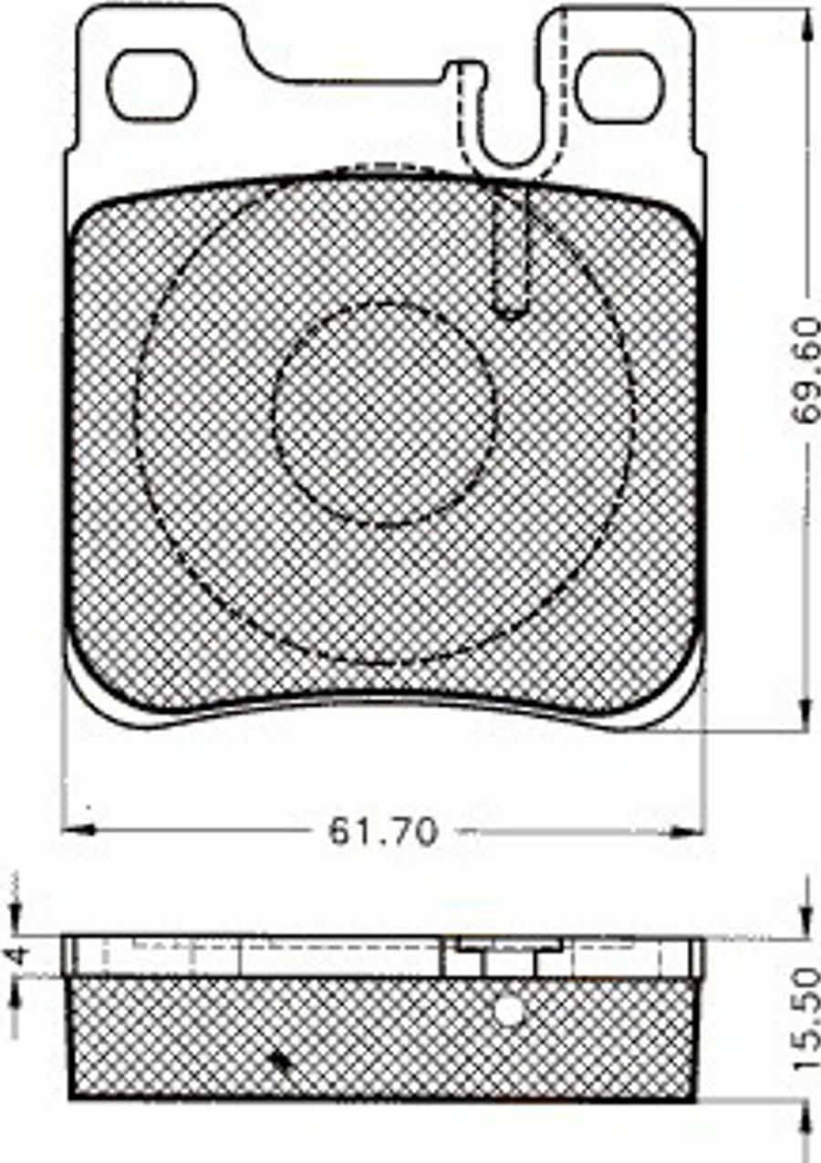 Pex 7.380 - Тормозные колодки, дисковые, комплект autospares.lv