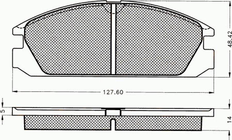 Pex 7325 - Тормозные колодки, дисковые, комплект autospares.lv