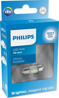 PHILIPS 11860WU60X1 - Лампа накаливания, освещение салона autospares.lv