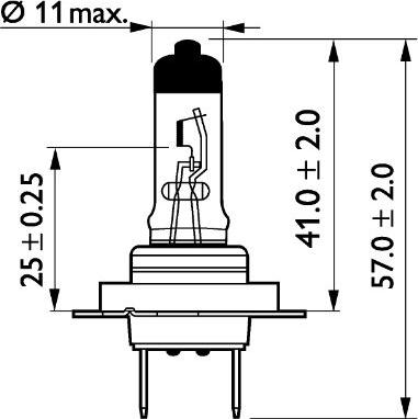 PHILIPS 13972MDBVS2 - Лампа накаливания, фара дальнего света autospares.lv