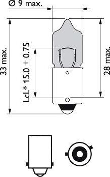 PHILIPS 12036WVUB2 - Лампа накаливания, фонарь указателя поворота autospares.lv