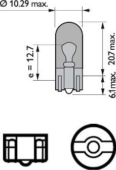 PHILIPS 12396NACP - Лампа накаливания, фонарь указателя поворота autospares.lv