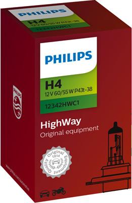 PHILIPS 12342HWC1 - Лампа накаливания, фара дальнего света autospares.lv