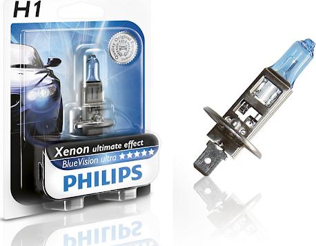 PHILIPS 12258BVUB1 - Лампа накаливания, фара с автоматической системой стабилизации autospares.lv