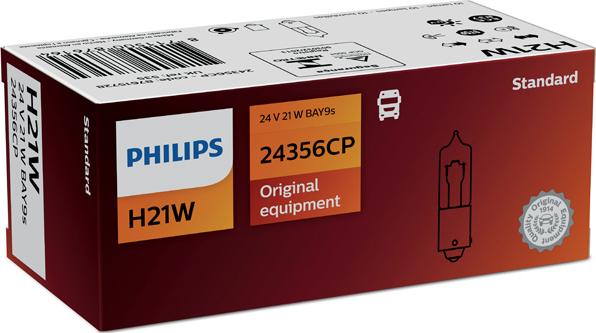 PHILIPS 24356CP - Лампа накаливания, фонарь указателя поворота autospares.lv