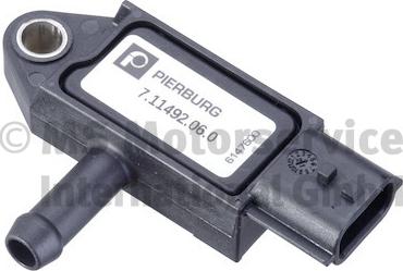 Pierburg 7.11492.06.0 - Датчик, давление выхлопных газов autospares.lv