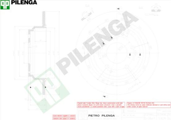 Pilenga 5309 - Тормозной диск autospares.lv