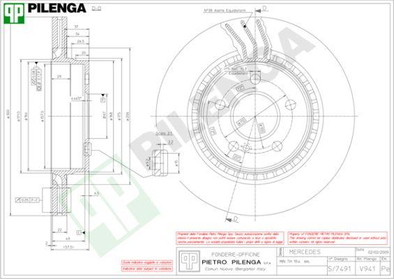 Pilenga V941 - Тормозной диск autospares.lv