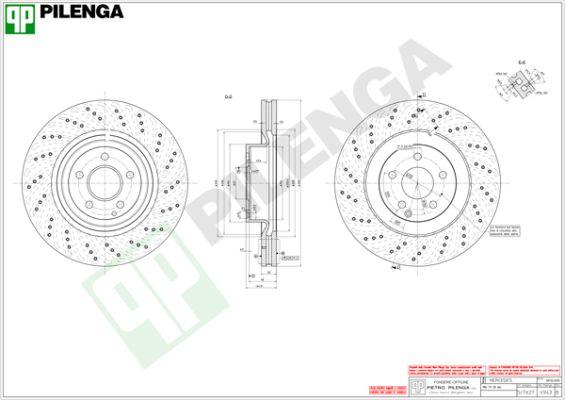 Pilenga V943 - Тормозной диск autospares.lv