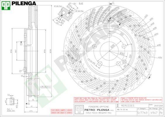 Pilenga V947 - Тормозной диск autospares.lv