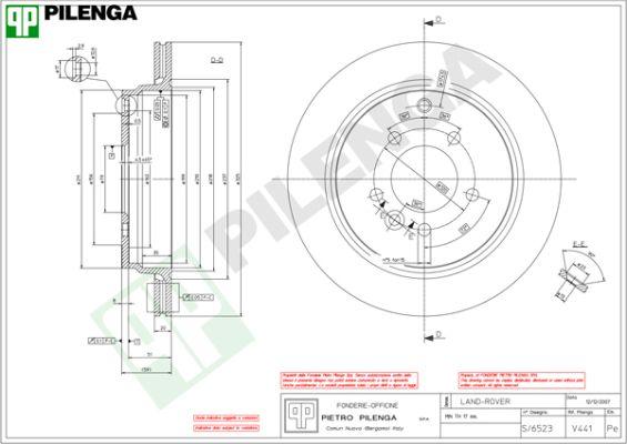 Pilenga V441 - Тормозной диск autospares.lv