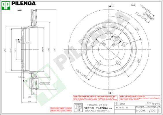 Pilenga V129 - Тормозной диск autospares.lv