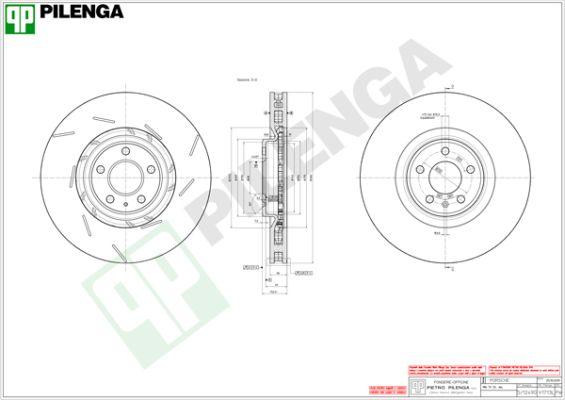 Pilenga V1713L - Тормозной диск autospares.lv