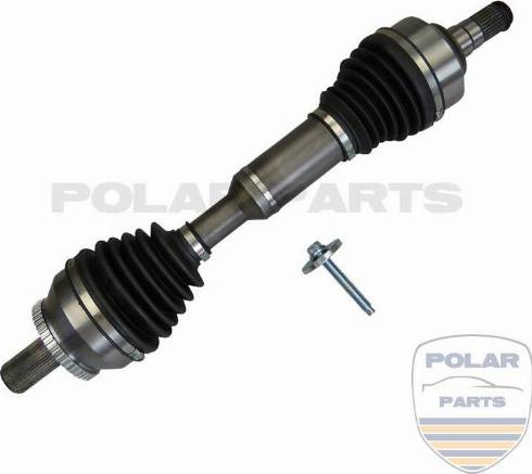 PolarParts 10004919 - Приводной вал autospares.lv